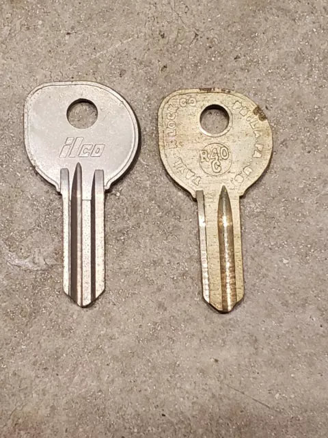 Ilco brand key blanks, set of 2, # R40c, locksmith