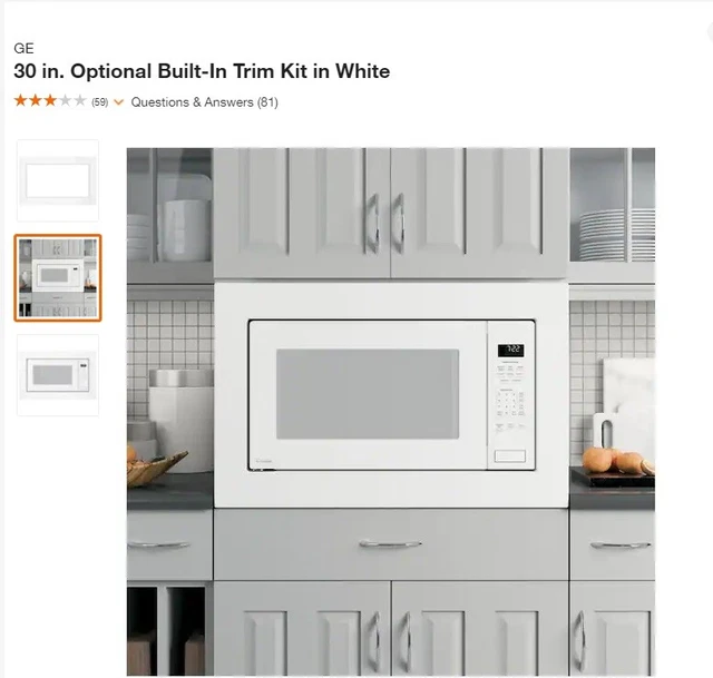 GE MICROWAVE OVEN trim kit 0.99 PicClick