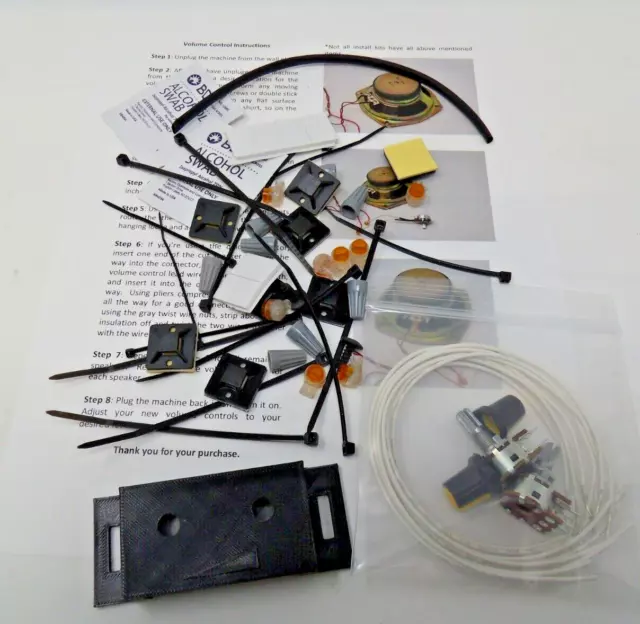 VOLUME CONTROLS for Pachislo Slot Machine for FOUR SPEAKERS / DIY