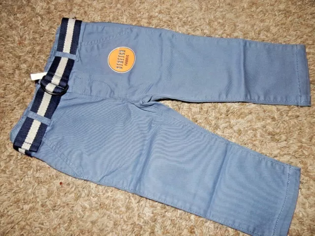 NWT {6 Sizes} The Children's Place HUDSON BAY Belted Skinny Stretch Chino Pants