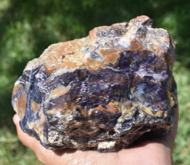 3.90 LB  TIFFANY STONE Rough , Bertrandite, Fluorite (BVC)