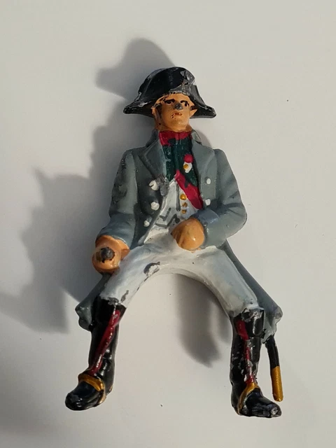 Jouet Ancien Napoléon En Tôle/métal - Militaire Vintage, Occasion