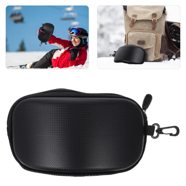 Ski Goggle Case Travel Sunglass Organizer Safety Glasses Hard Shell