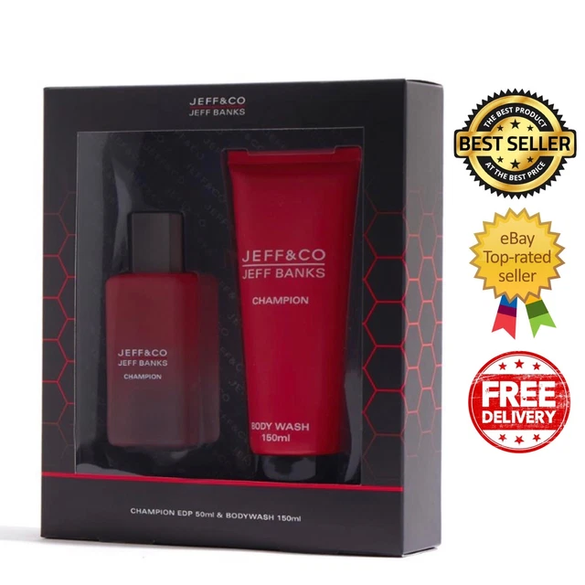 JEFF&CO BY JEFF Banks: Champion EDP Gift Set 50ml SEALED Men's