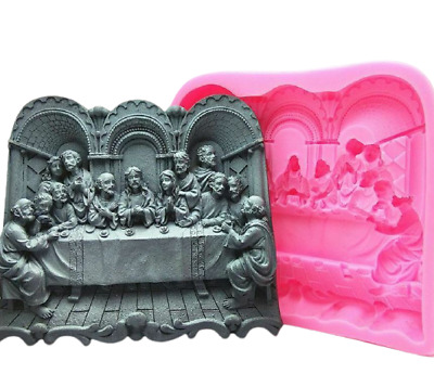 The Last Supper Silicone Mold Jesus Christ Holy Family Religious Scene Art Molds