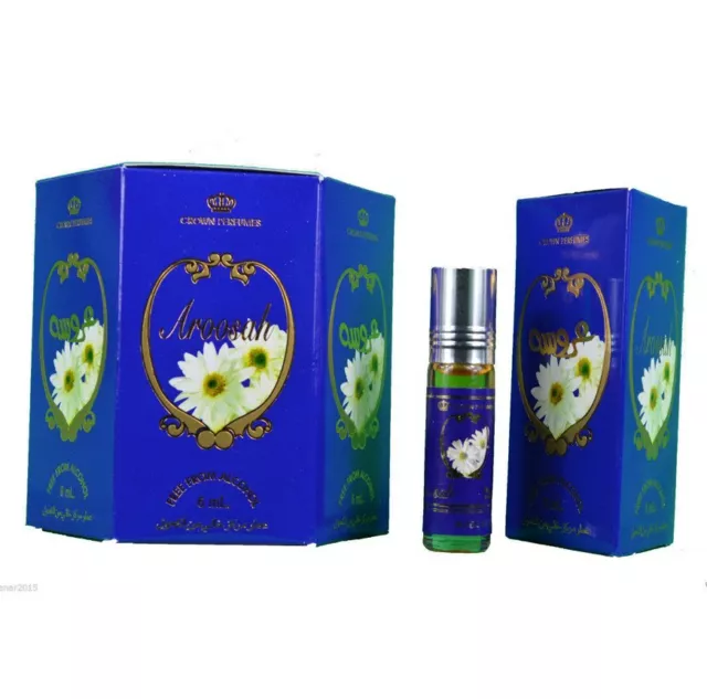 Aroosah 6ml (box of 6) Al Rehab Perfume Oil/Attar/Ittar
