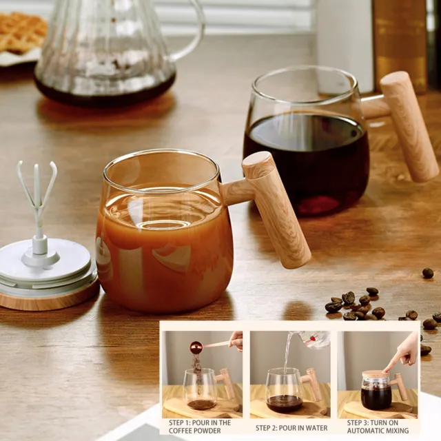 Self-stirring Coffee Cup Battery-operated Blender Portable Electric Self Mixing