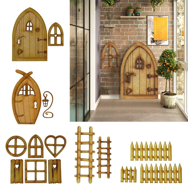 Nette Mini Fee Elf Gnom Fenster Elf Home Kit Bäume Kunst Garten Dekoration.