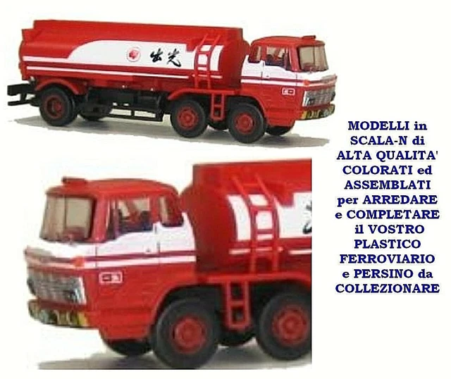 WIKING (SCALA N) 1:160 Camion MB Serbatoio - Sella / Vagone Cisterna