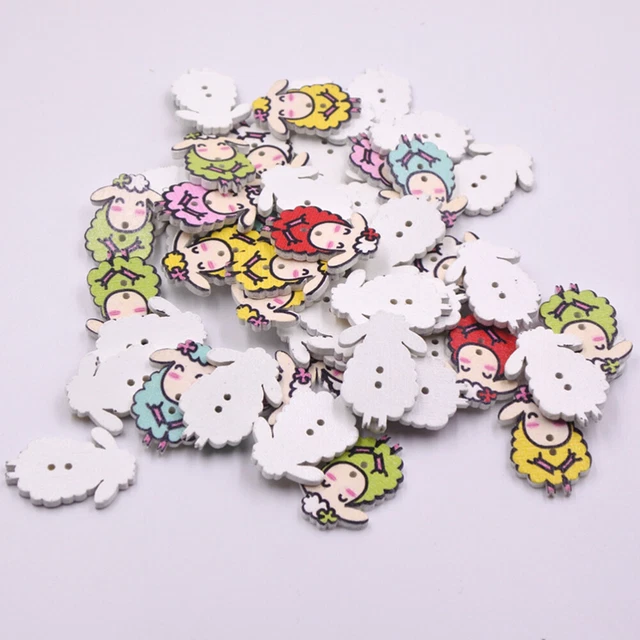 100 Boutons Dinosaures Pour Couture - Petits Attaches DIY, Décoration, Bricolage