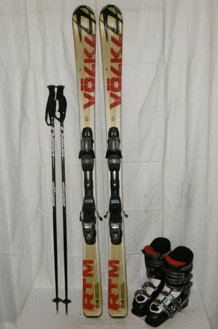 Völkl Ski " Rtm 7.4 " Top Allround Carver 156 Cm + Tecno Skischuhe Gr: 41 Im Set