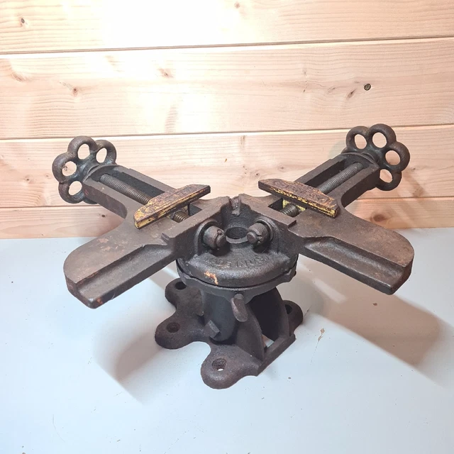 Stanley No. 400 Mitre Vice Vise Corner leer descripción soldado