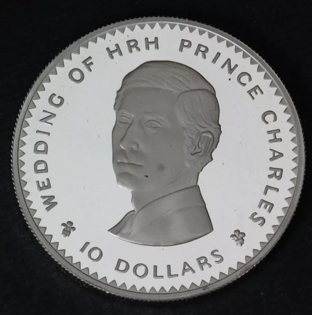 FIJI 10 Dollar 1981 Proof - Silver 0.925 - Elizabeth II. - Wedding - 1318