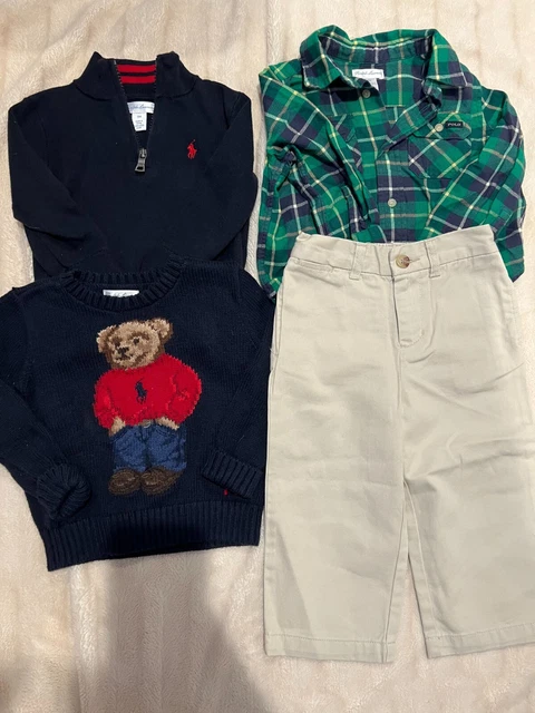 Baby boy clothes 18 months lot Polo Ralph Lauren (4 pieces)