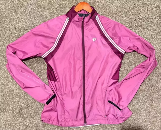 Women’s Large PEARL IZUMI ELITE Zip up jacket multiple pockets cycling