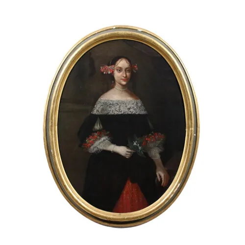 Portrait d'une Jeune Femme - Italie 1666 🇮🇹
