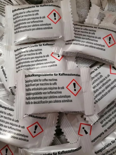 100 Pastillas Antical Desincrustante Tabletas 18G para Miele Cafeteras