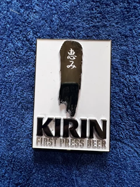 Kirin Metal Beer Tap Decal - Breweriana