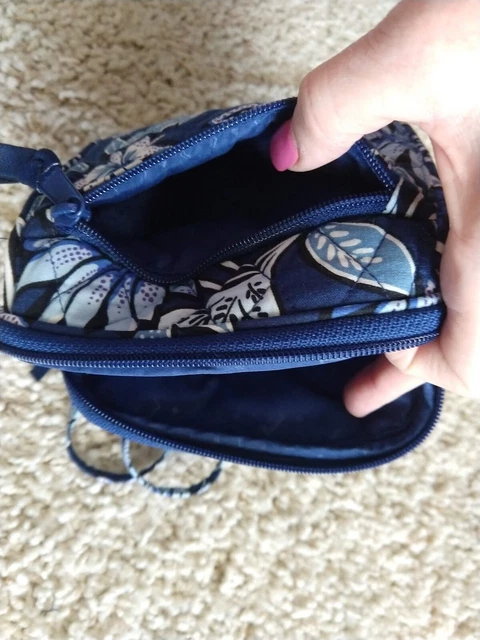 Vera Bradley Mini Hipster RFID Crossbody Wallet Organizer Tropics Tapestry NWOT 3