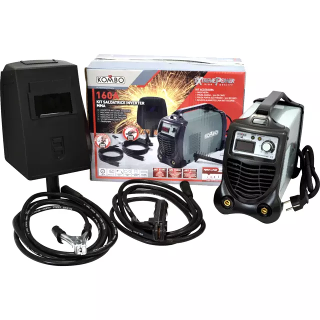 KOMBO | KIT saldatrice inverter da 160A