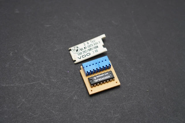 BMW e30 6 cyl swap Cluster Coding plug board for 7000, 8000, 9000 RPM Tach range