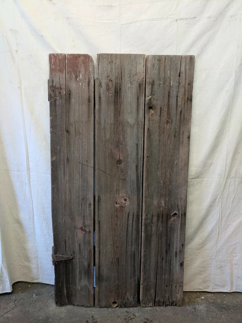 Reclaimed Wood Barn Door Sliding Barn Door Vintage Lumber Hinged