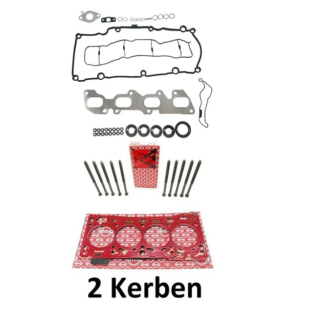CYLINDER HEAD GASKET set + screws 2 notches for VW T6 MAN TGE 2.0 TDI