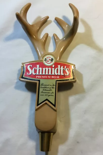 Schmidt's Premium Antler Beer Tap Handle Visit my ebay store