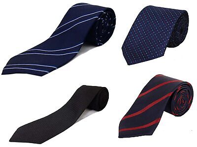 Designer Cravatta Formale da Uomo E Ragazzi 7cm Largo, Cravatta, Confezione Di 4