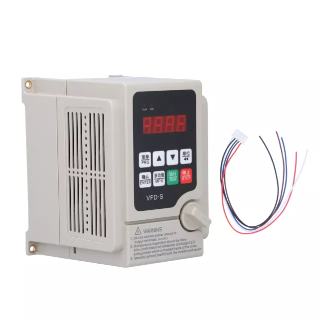 JLS‑S‑2S Single To 3 Phase VFD Variable Frequency Drive Inverter Speed Converter