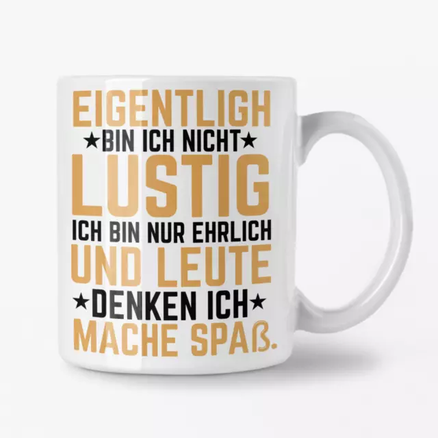 Ich bin ehrlich - Kaffeetasse / Geschenk / Familie