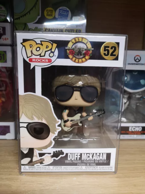Funko POP! Rocks Guns N Roses GNR Duff McKagan #52 w/Pop Protector