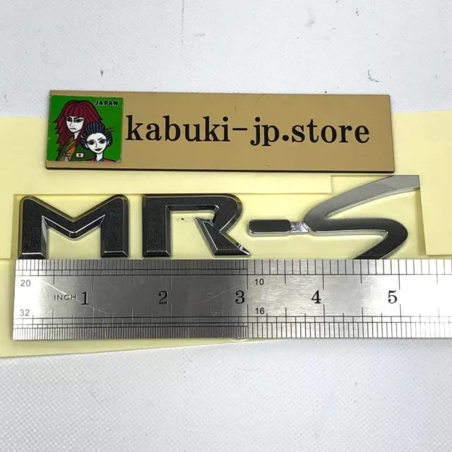 Toyota Genuine 75471-17130 MR-S Spyder Chrome Rear Emblem Badge JDM 3