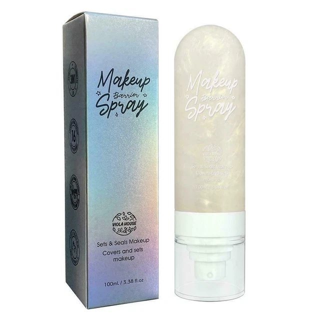Galaxy Glitter Maquillaje Ajustador Spray Control Aceite Maquillaje Larga Duradero W4S2