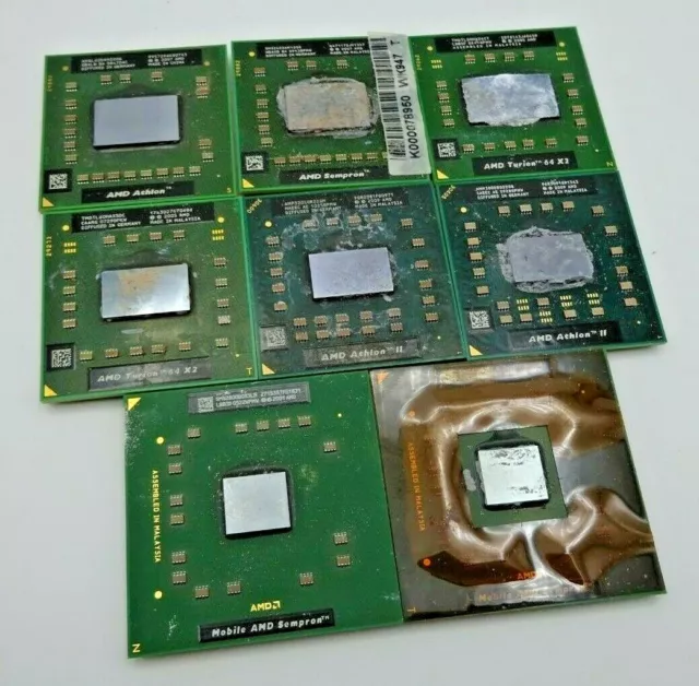 AMD Mobile CPU's - Athlon, Sempron, Turion 64 X2 & More, Tested & Working.