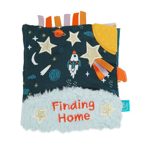 Manhattan Little Rocket Finds Home Fabric Book