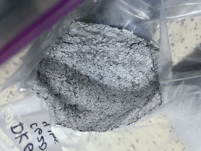 Dark Grey 1/8” Epoxy Chip Flakes Painting Priced Per  4 lbs Bags