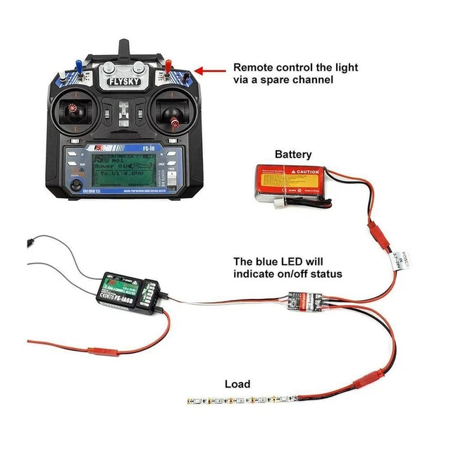 Rc Led Beleuchtung EIN /AUSSCHALTER ANSCHLUSSSTECKER JST Stecker Und Buchse Für RC Auto Rc Schalter