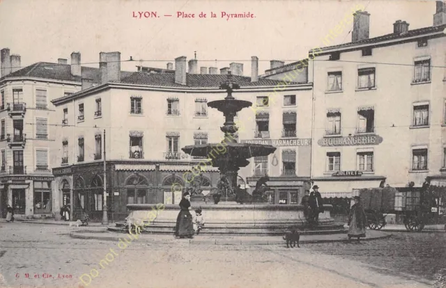 CPA 69000 Lyon Place Of La Pyramid Edit G. M. & Co ca1905