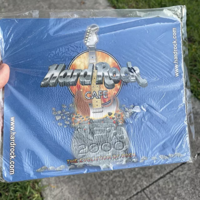Hard Rock cafe mouse Pad Millennium 2000 Evolution of Rock Design. NEW