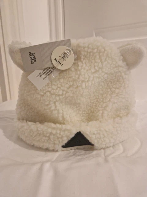 Mini cappello River Island 1-5 anni bianco