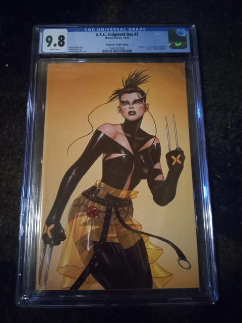 A.X.E. JUDGEMENT DAY #2 CGC 9.8 NAKAYAMA Virgin X-23, Hellfire Gala damaged
