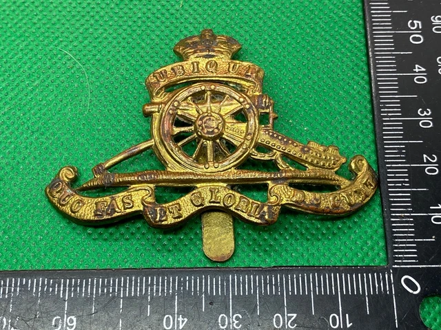 ORIGINAL WW1 / WW2 British Army - Royal Artillery Cap Badge £11.00 ...