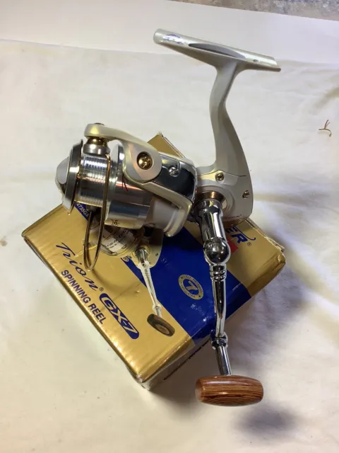 PFLUEGER TRION GX-7 Spinning Reel, Box, Papers, Extra Spool $24.95