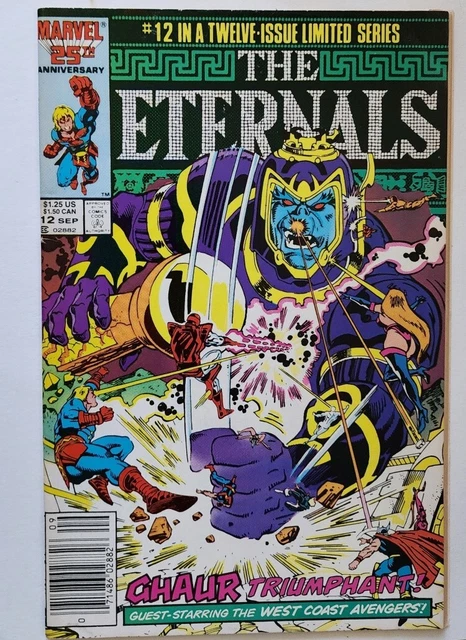The Eternals Marvel Comics Issue #12 of 12 September 1986 "The Dreamer Under ."