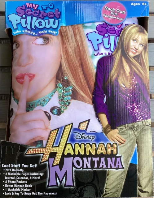 Disney Hannah Montana My Secret Pillow - MP3, Pillow, Journal and More