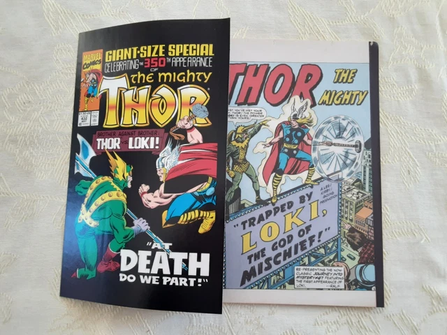 The MIGHTY THOR Vol. 1 No. 450 Super-Sized Issue (Marvel 1992) 1st app Blood Axe 7