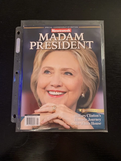 Hillary Clinton Newsweek Magazine - Madame President Recalled RARE - Collectors