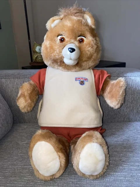 Teddy Ruxpin Doll 1985 Vintage Worlds Of Wonder Untested-read Description