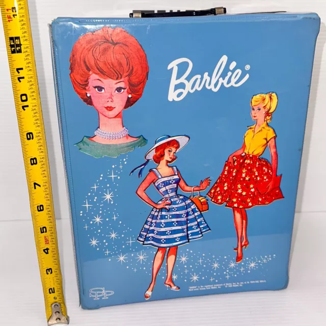 Barbie Doll Vintage 1964 Carrying Wardrobe Trunk Mattel in Immaculate Condition